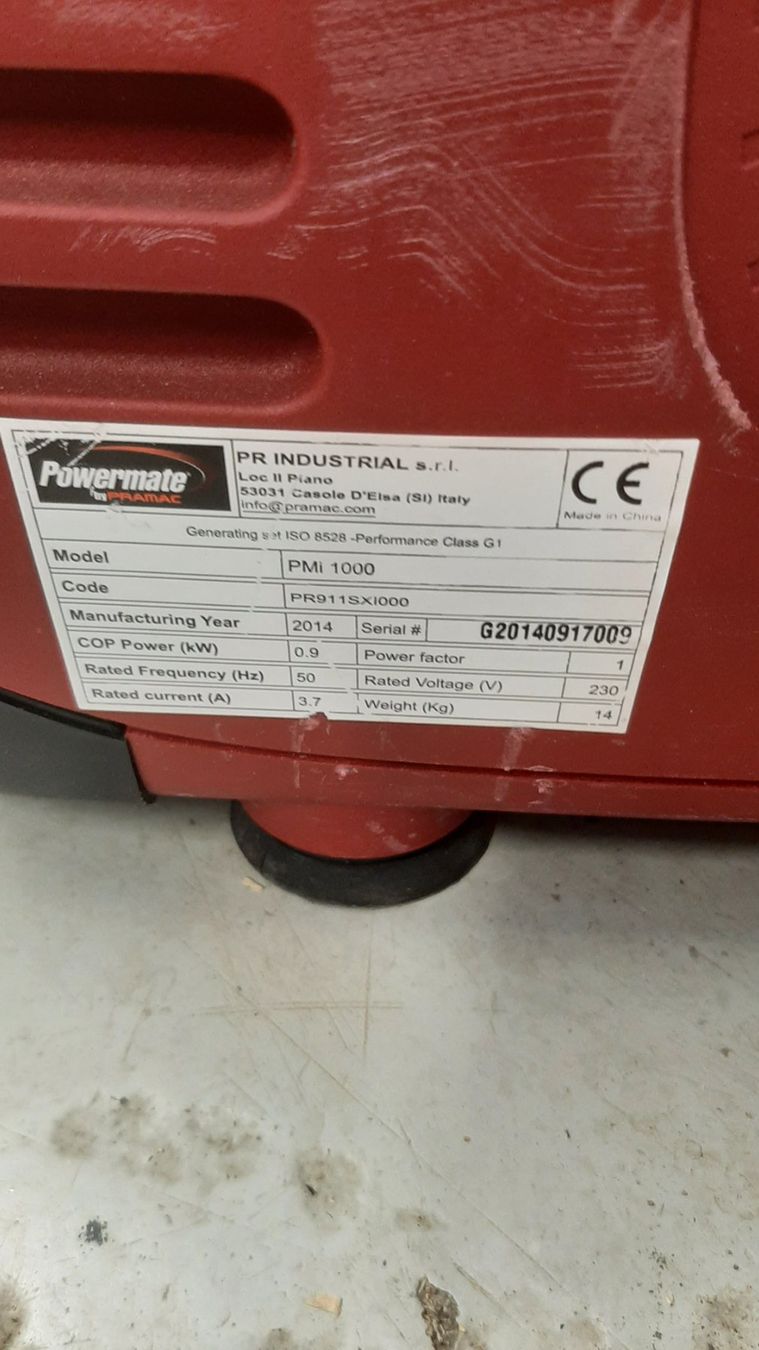 Pramac Generatori di corrente: Pramac Inverter Stromerzeuger – Usato da Worben venduto da pat_6xqy 1