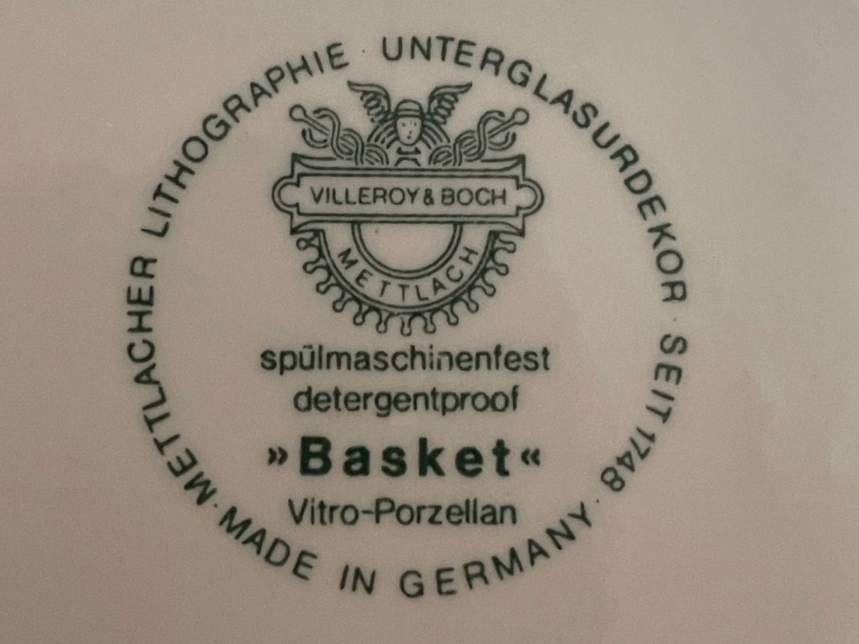 Villeroy & Boch Set di piatti: Villeroy&Boch (Basket) Set – Nuovo (secondo la descrizione) da Niederwil AG venduto da Allegra-9 3