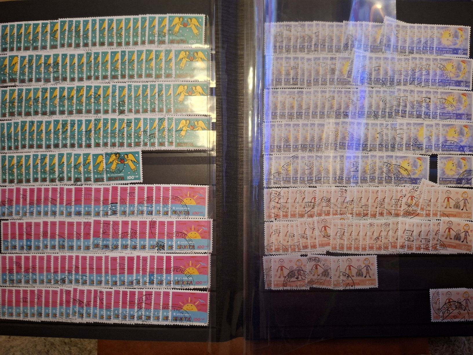 Alle Briefmarken: Dubletten PJ 1991 - 2008 – Gebraucht aus Balgach von SIMEON27 6