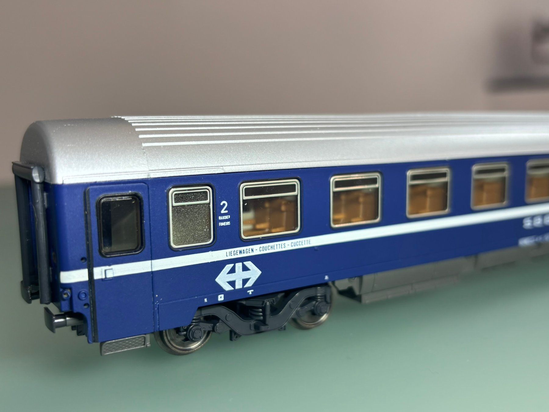 Roco Trains électriques: EUROFIMA bleu Bcm couchettes 2e cl. * 1/87e SBB CFF FFS – D'occasion à SION par Pef12 2