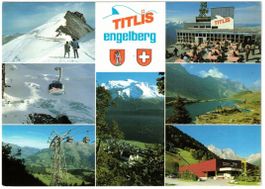 Engelberg - 7 Bild AK Titlis