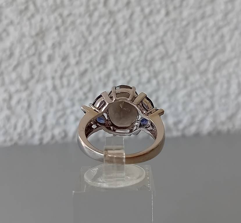 Bagues: Ring Silber mit Mondstein und Iolith – D'occasion à Stans par wer_fd5f 4