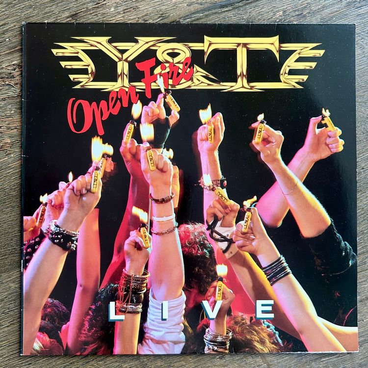 Y&T „Open Fire“ Original 1st PRESS VINYL LP YESTERDAY&TODAY (Gebraucht ...