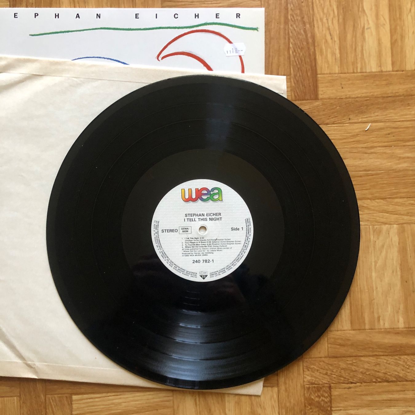 Dischi in vinile: STEPHAN EICHER I TELL THIS NIGTH  LP SCHALLPLATTE – Usato da basel venduto da Lastcall 2
