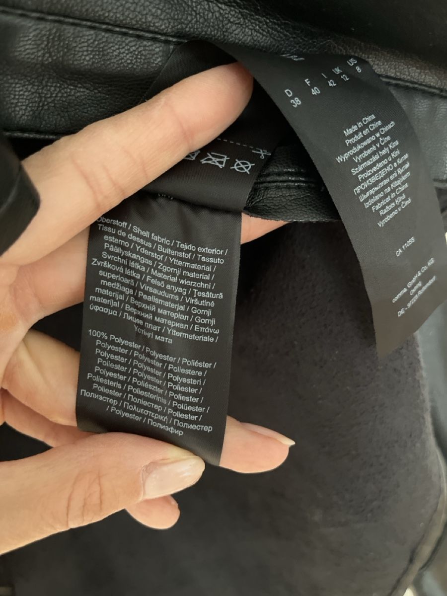 Comma Camicette: Vegan leather Bluse Comma 38 – Nuovo (secondo la descrizione) da Herrliberg venduto da spunggi 3