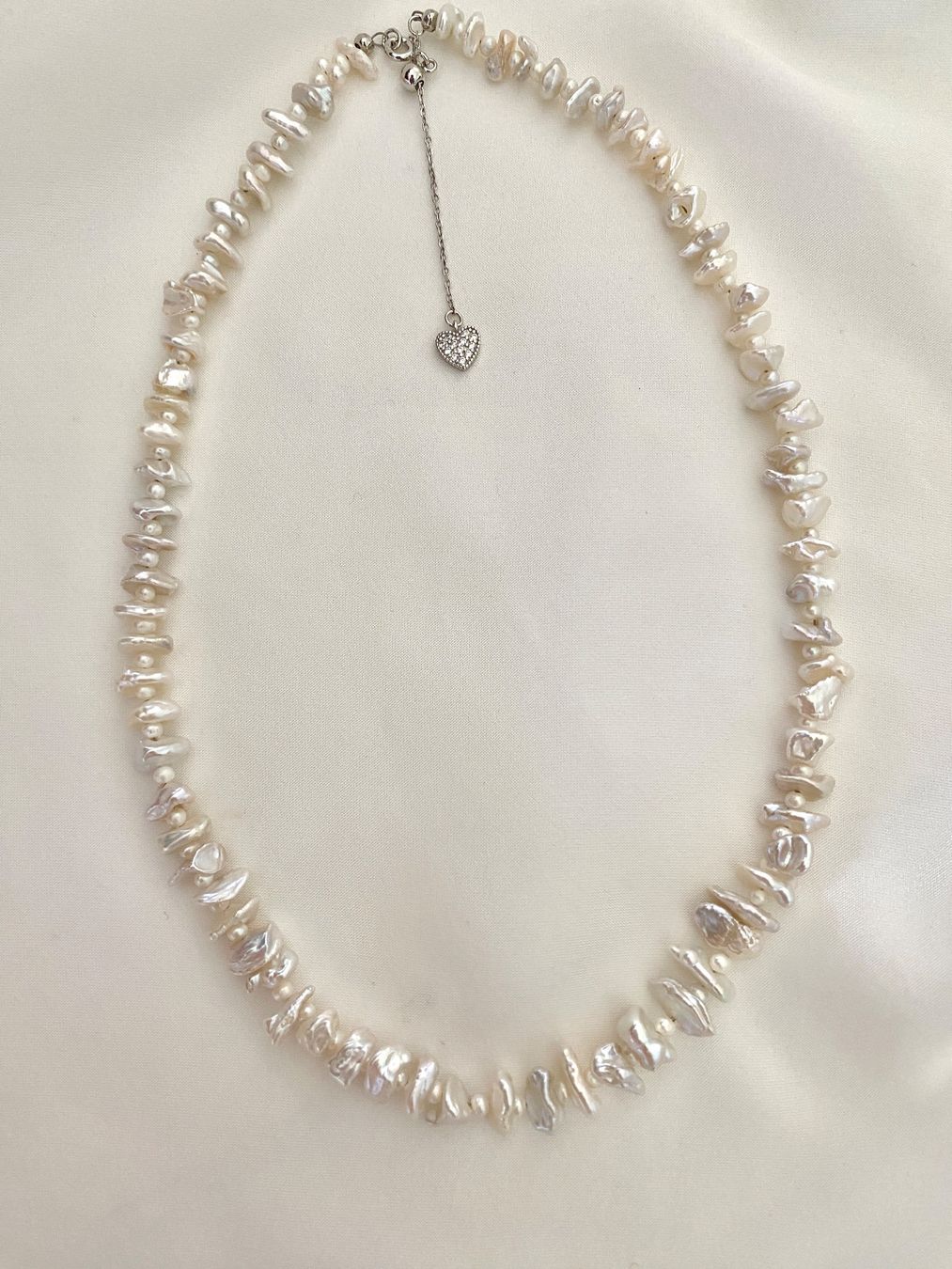 Catenine: Barock Perlen Kette / echte Süßwasserperlen – Nuovo e nell'imballaggio originale da Sarnen venduto da Yingsperlen3