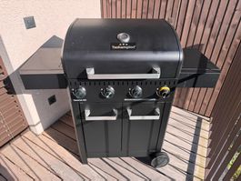 Gasgrill Tschampion Gourmet 400 4 Brenner schwarz gebraucht