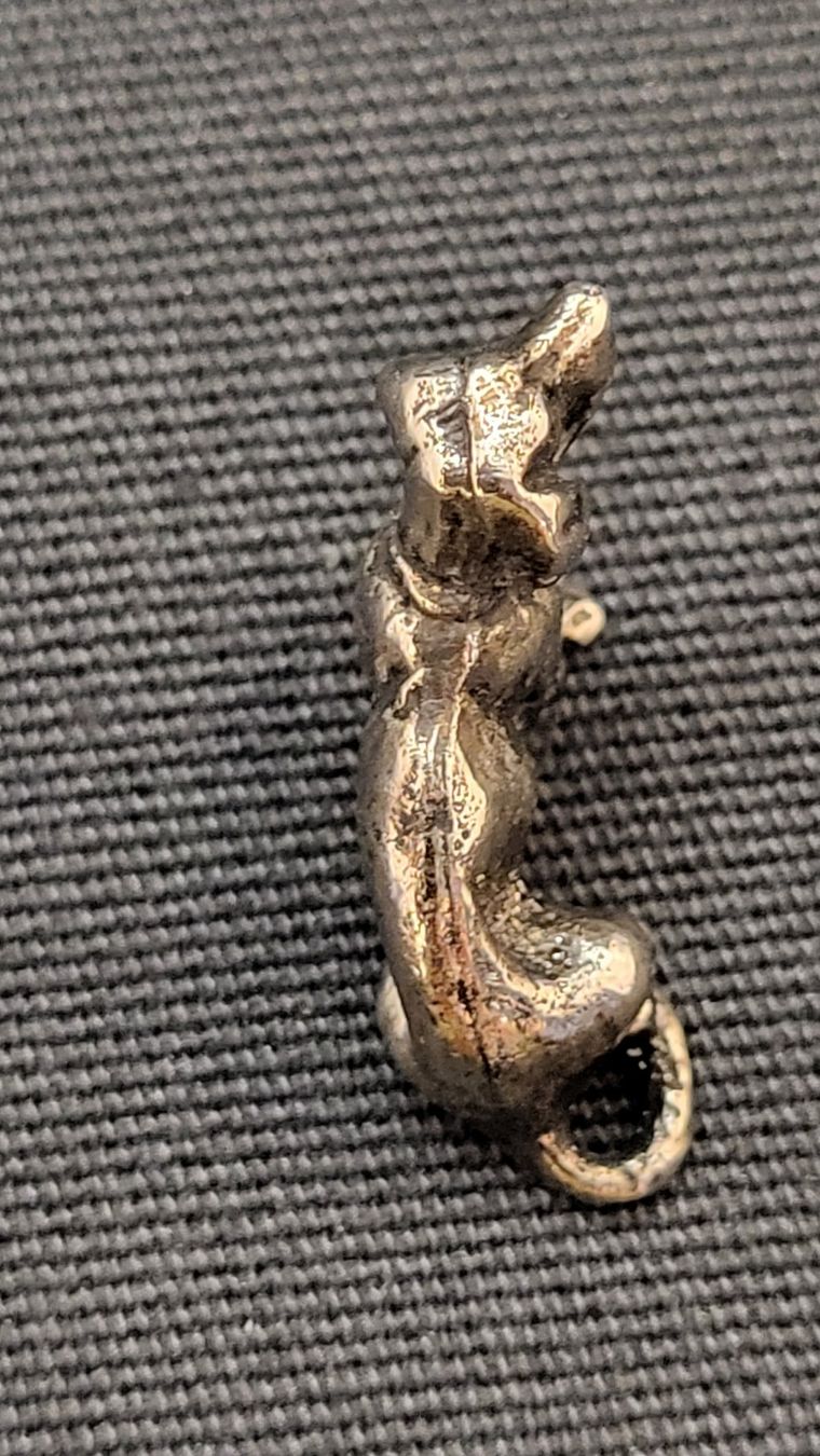 Statuette: Kleiner Metall-Dackel "VIII" – Usato da Basel venduto da spinne02 5