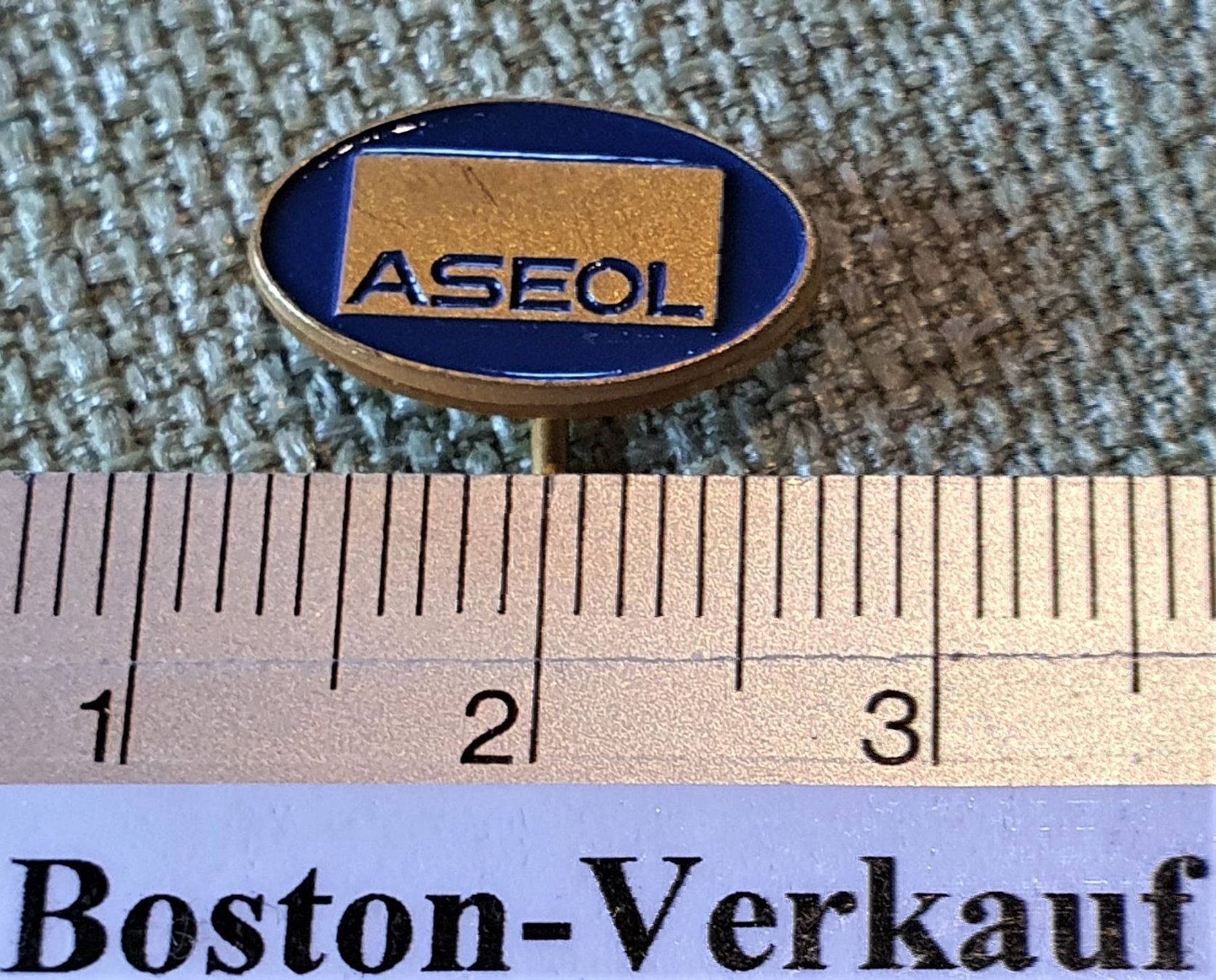 Plaketten & Abzeichen: D262 - Pin ASEOL ÖL Suisse Selten – Gebraucht aus Reinach BL von Boston-Verkauf 3