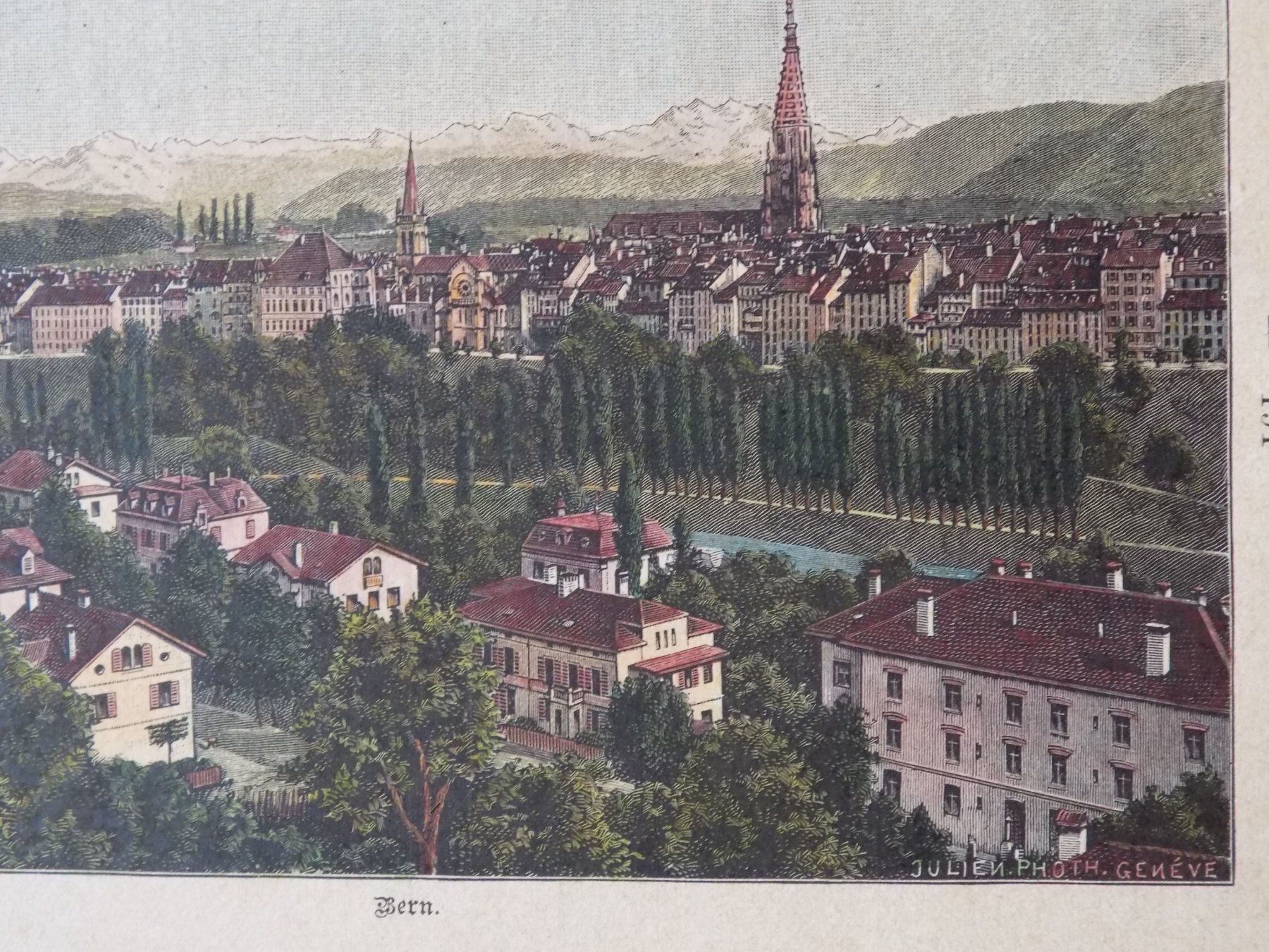 Incisioni: Bern kolorierte Xylographie – Usato da Risch venduto da Rischli15 3