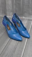 Lina Miles Vintage Pumps - 36 - Royalblau & Extravagant