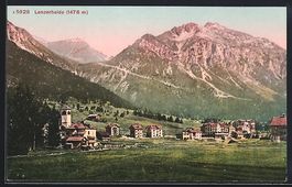 Lenzerheide, Teilansicht gegen das Gebir