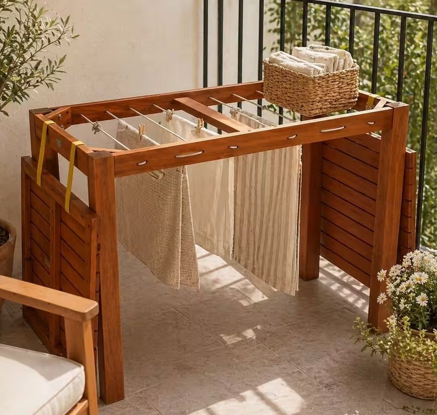 Tische: Tisch 60x100cm mit Wäscheständerfunktion – Gebraucht aus Aarburg von 5745_paprika 2