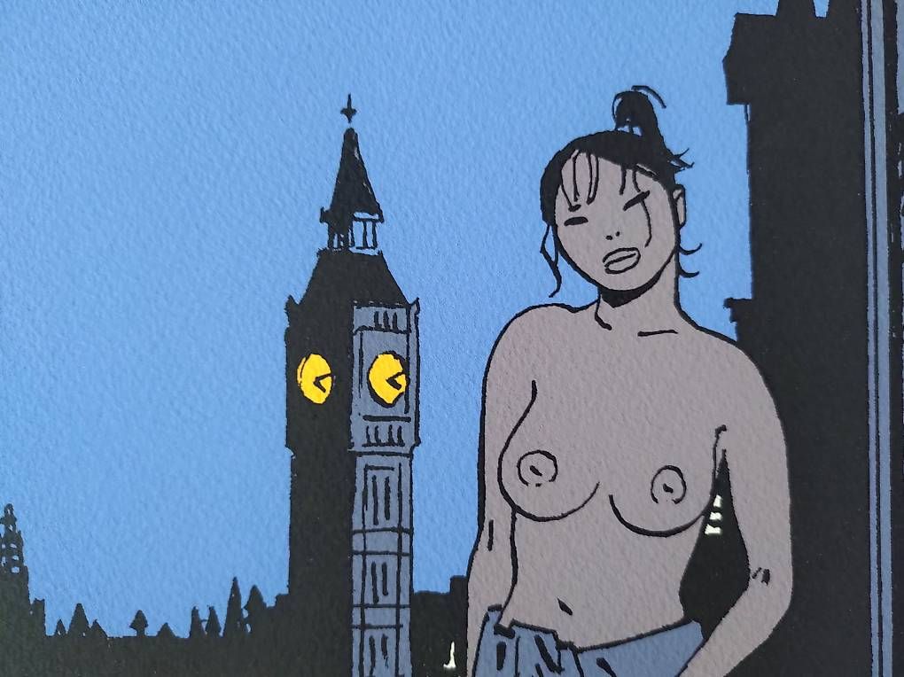 Fumetti: Cosey Sérigraphie Hanoï sur Londres Raspoutine signée – Usato da LAUSANNE venduto da swof 2