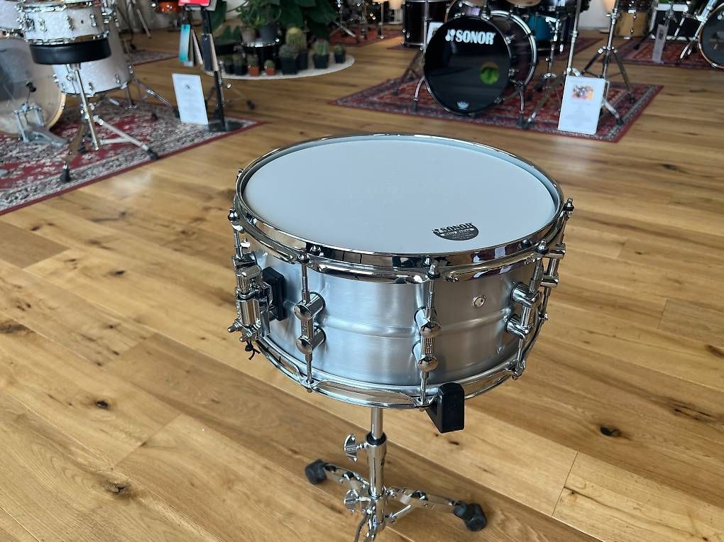 Sonor Musikinstrumente: Snare Drum SONOR Kompressor KS 14x6.5 SDA Aluminium – Gebraucht aus Schönenwerd von MIH_Obrecht 1
