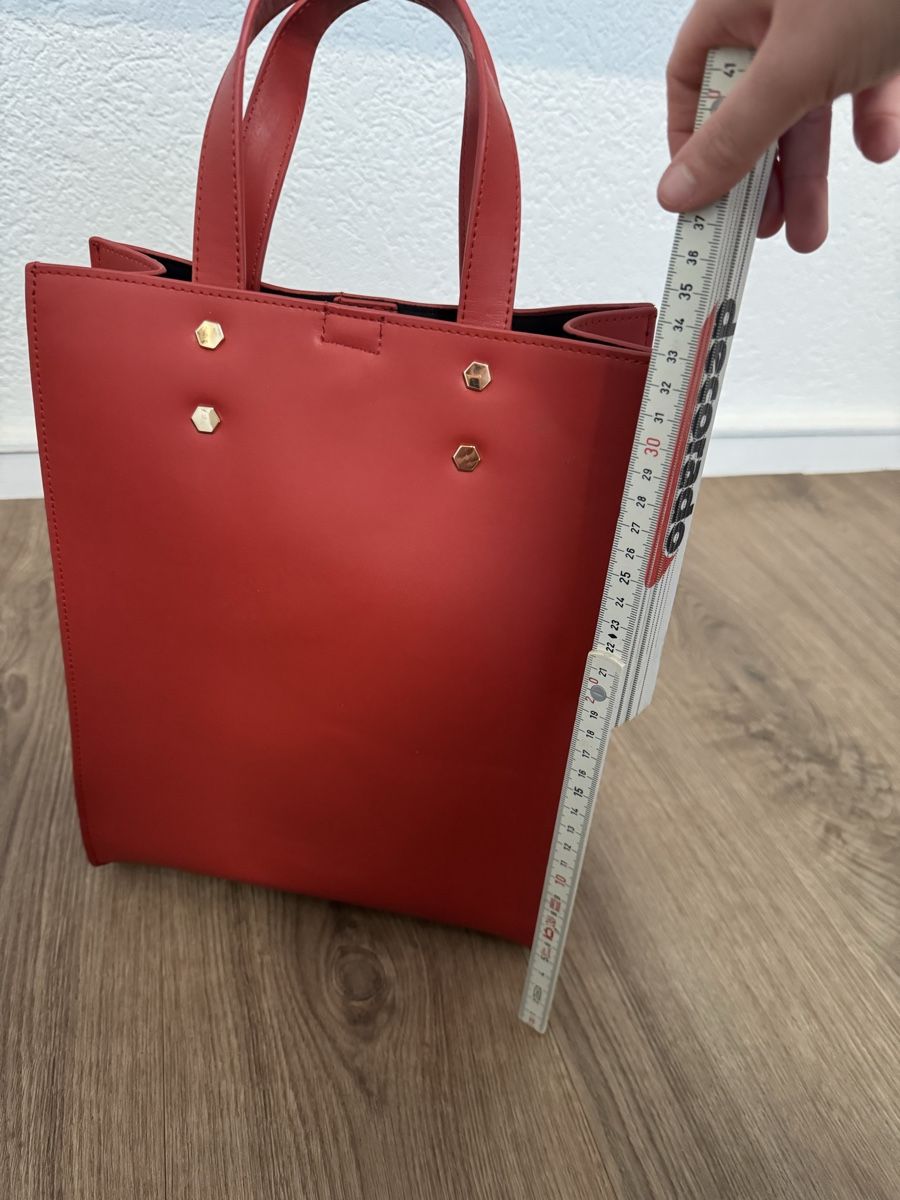 Pieces Borse da donna: Tasche Pieces rot Bag Handtasche – Usato da Fislisbach venduto da KolibriSecondhand 6