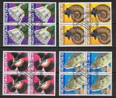 Viererblockserie Pro Juventute 1998 J348-J351 ET 25.11.1998