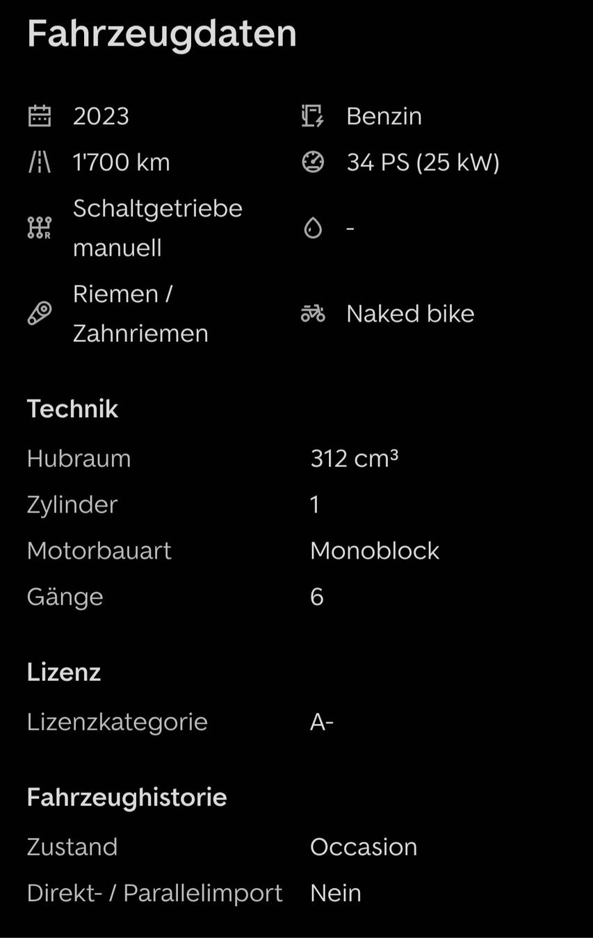BMW Strada: BMW G310 R – Usato da Volketswil venduto da ser_t6c5 4