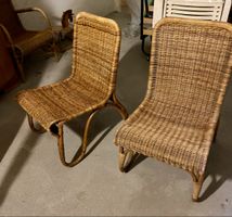 2 Rattanstühle Sitzmöbel Vintage guter Zustand