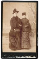 Fotografie F. Linck, Winterthur, zwei Da