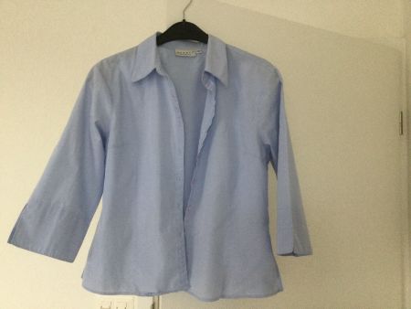 Damen Hemdbluse H & M hellblau Grösse 38 guter Zustand