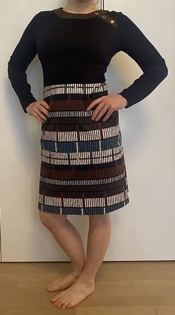 Oky-Coky Designer-Kleid  Marineblau/Bunt  Top Zustand