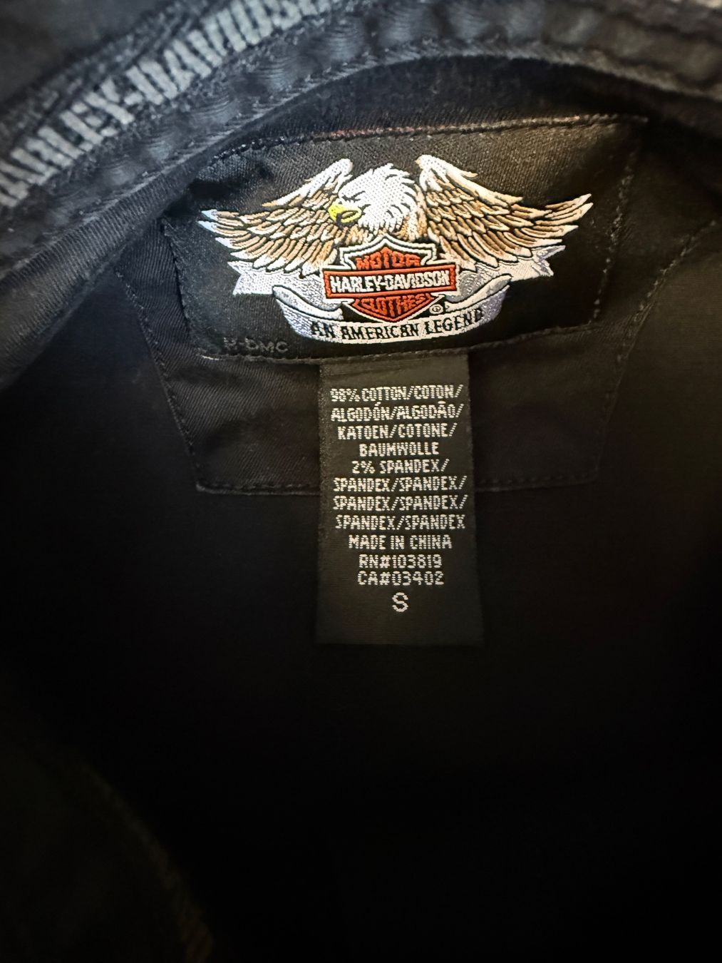 Harley-Davidson Camicette: Harley-Bluse, Damen, kurzarm, Grösse S – Usato da Steinhausen venduto da Erwa1 2