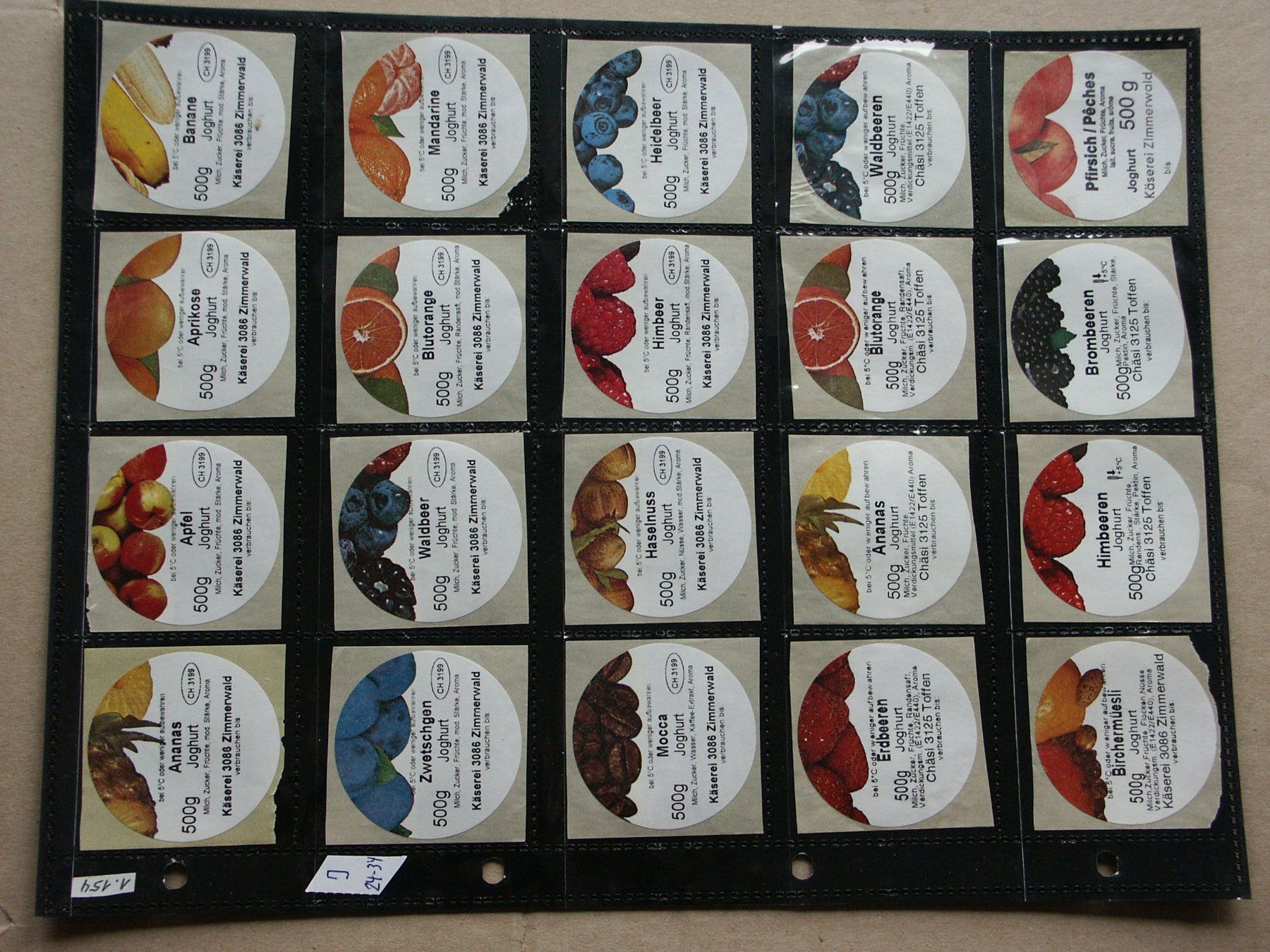 Kaffeerahmdeckel: 40    Diverse  Verschiedene   Jogurt   Deckeli – Gebraucht aus Niederglatt ZH von hermann171254