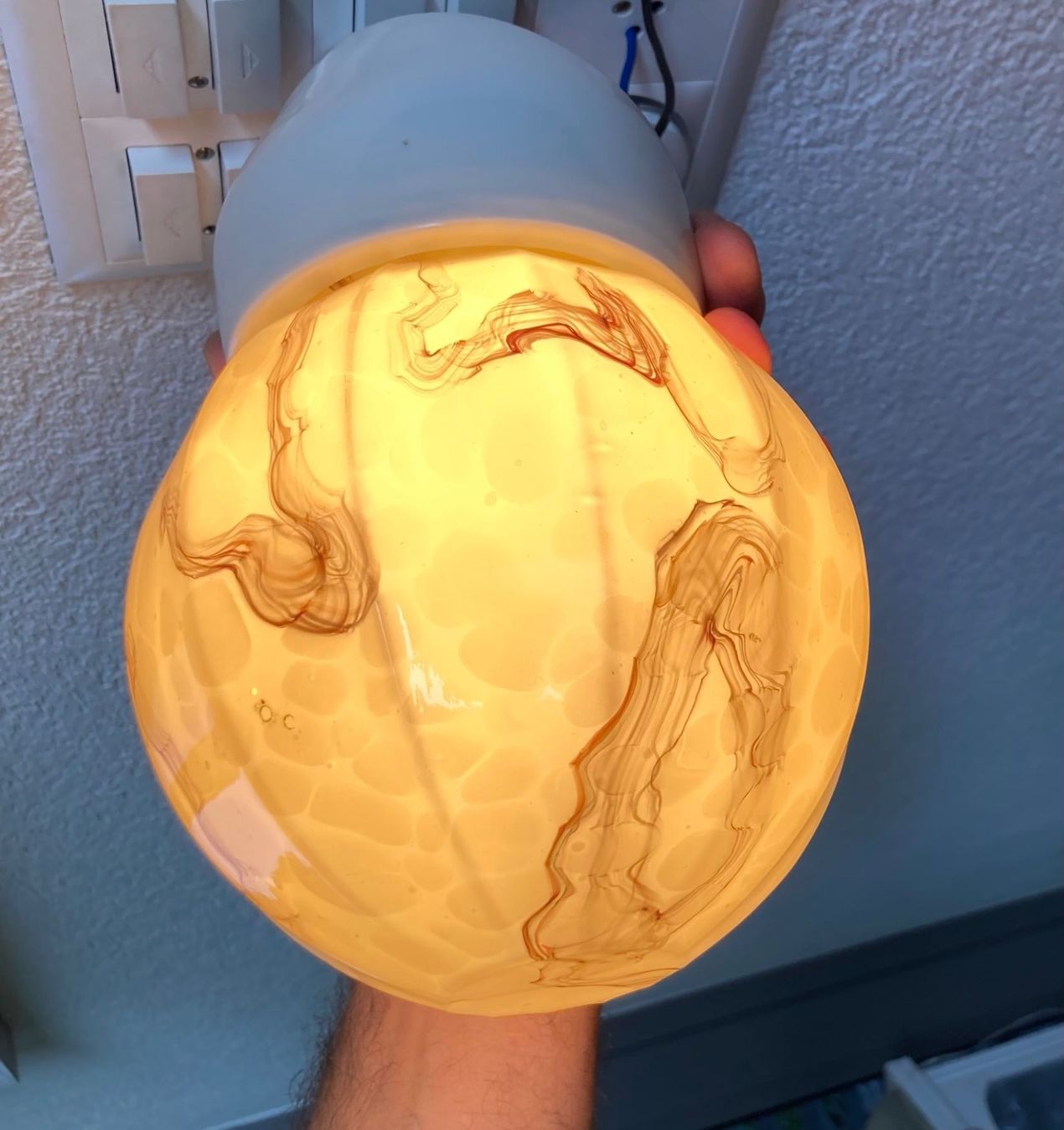 Lampade: Art Deco Wandlampe oder Aussenlampe gedeckter Bereich – Usato da Büsserach venduto da Urkundenflora