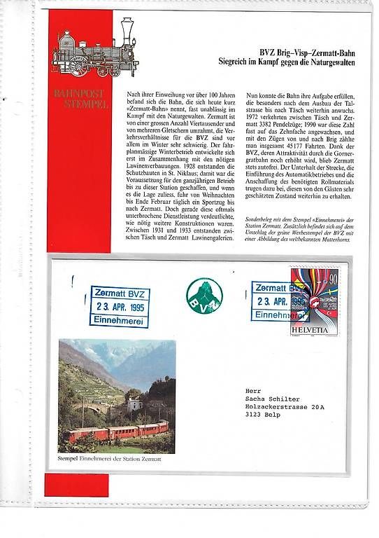 Tutti i francobolli: Timbres postes Cachets postaux chemins de fer suisses – Usato da Genolier venduto da wal_6cwl 4