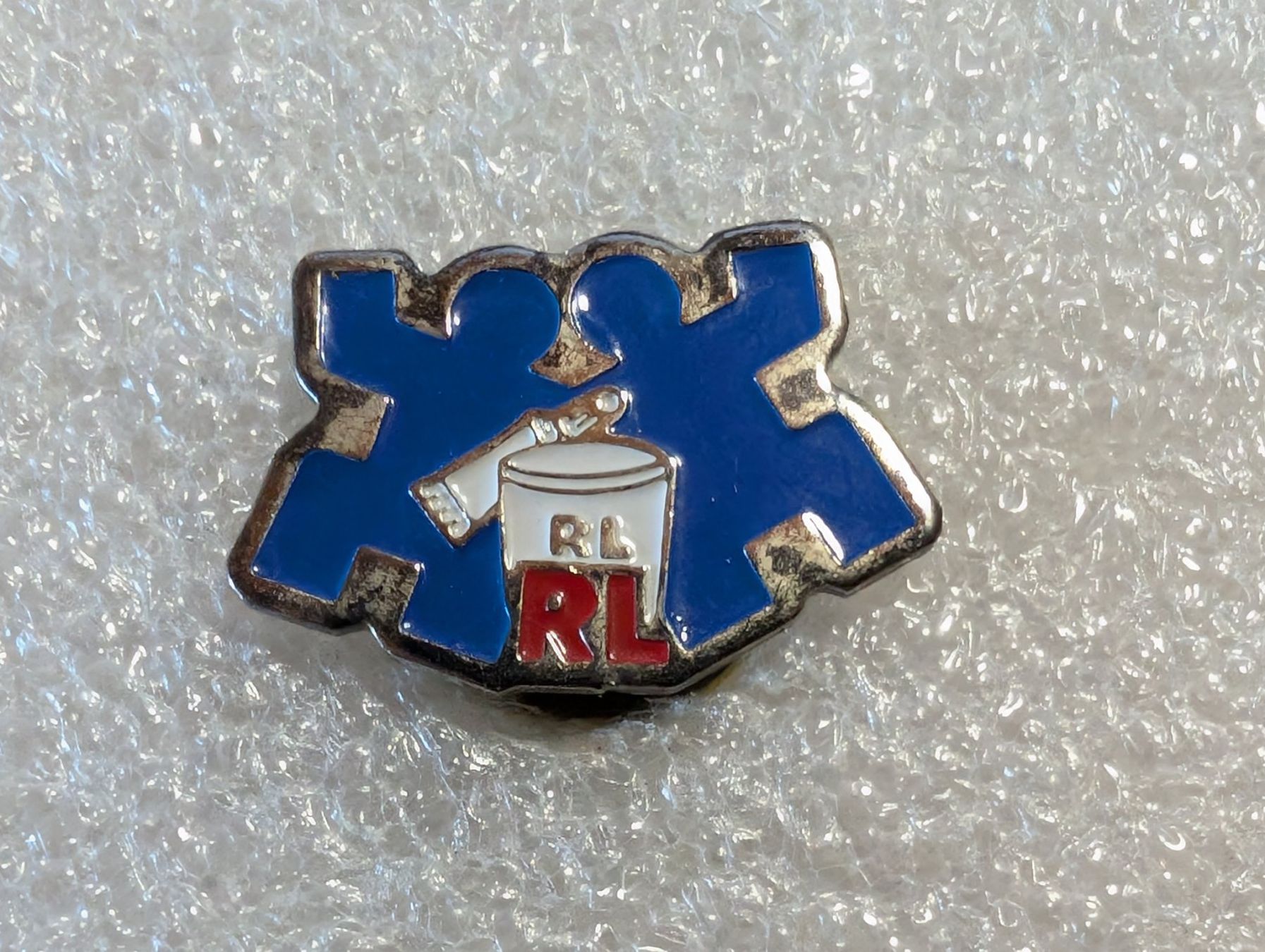 Placchette & Badge: Ansteckpin 292: RL – Usato da Oppligen venduto da Pin-Fall-Shop