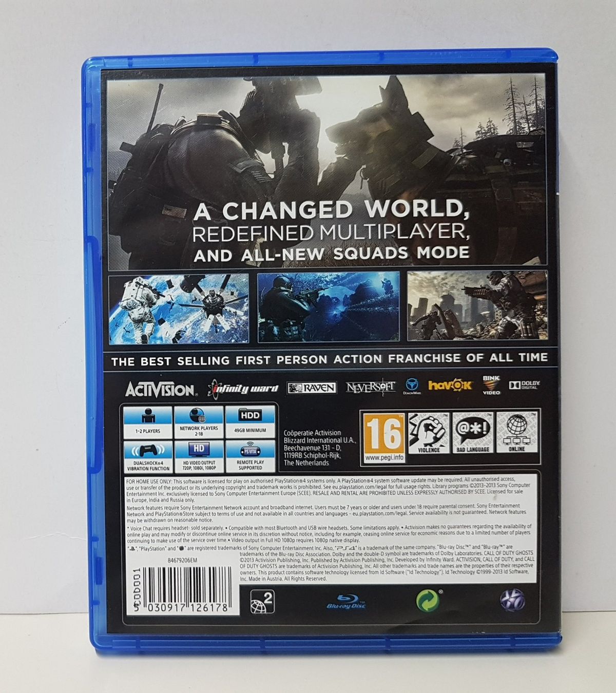 Sony Giochi: Call of Duty Ghosts  A Changed World   PS 4 – Usato da Schüpfheim venduto da Games_Spielkonsolen 2