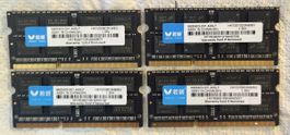 4x RAM Arbeitsspeicher 8GB 1.35V SODIMM gebraucht