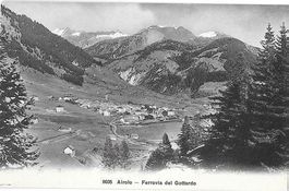 Airolo Ferrovia del Gottardo panorama