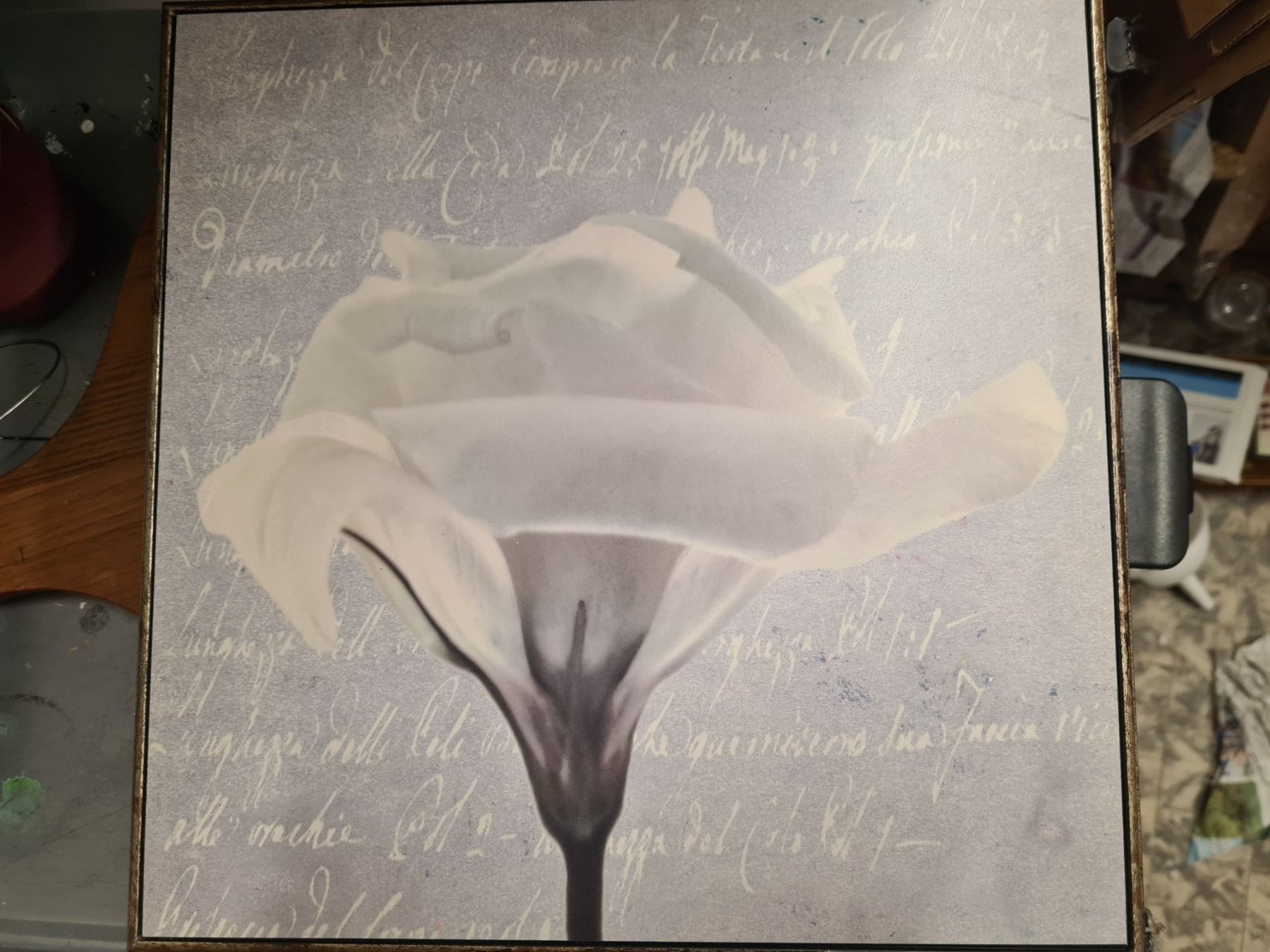 Bilderrahmen: Deko Bild / Bilderrahmen 2in1, 32x32 cm – Gebraucht aus Amriswil von kleindeko