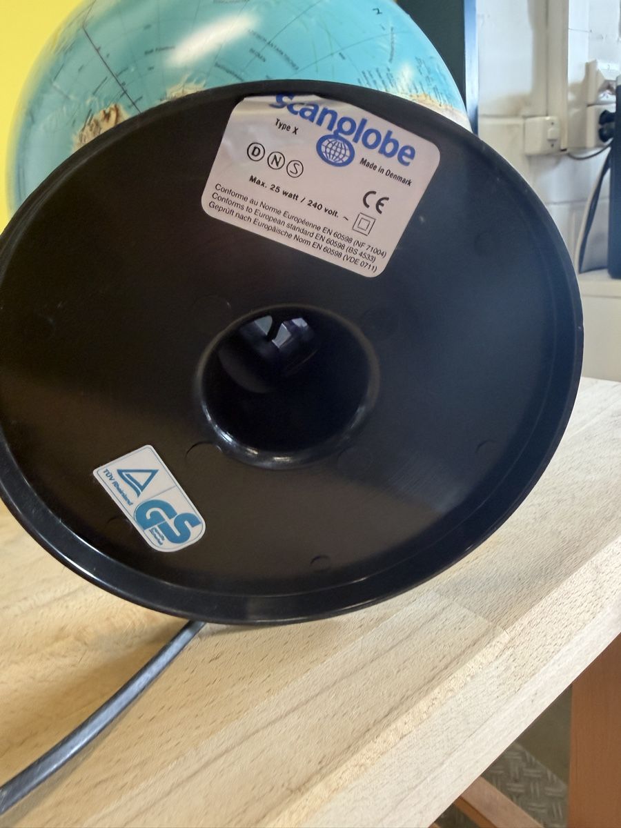 Sonstige Dekorationen & Accessoires: Scan globe Lampe Typ X gebraucht gutem Zustand – Gebraucht aus Strengelbach von RaenAntikDesign 4