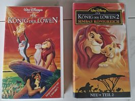 VHS Disney Der König der Löwen 1 & 2