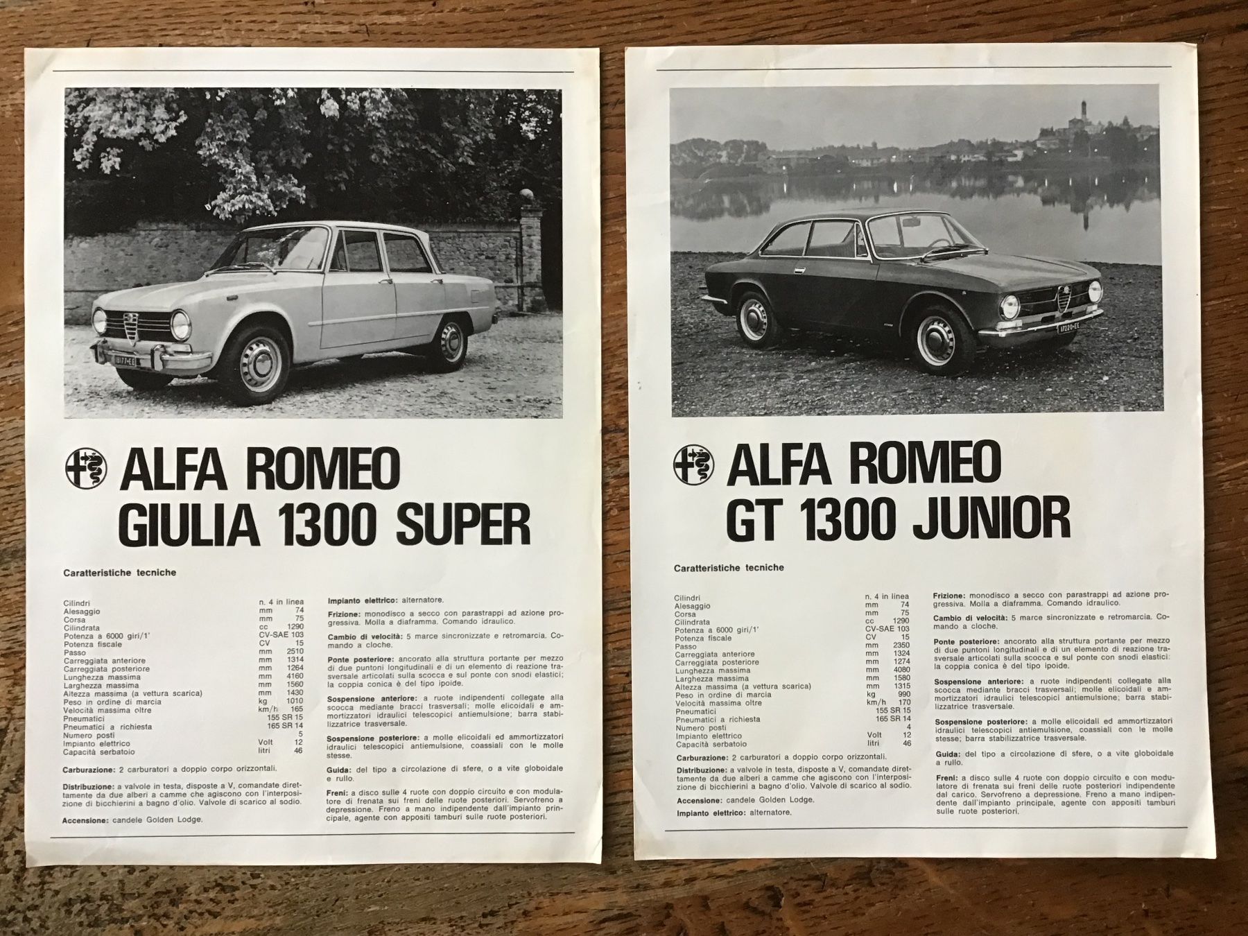 Alfa Romeo Documenti: Brochures publicitaires vintage oldtimer Alfa Romeo – Usato da Fully venduto da Ruby97 6