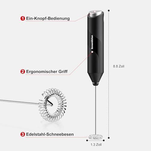 Appareils de cuisine: Milchaufschäumer elektrisch – Neuf avec emballage d'origine à Hundwil par Pakethase 2