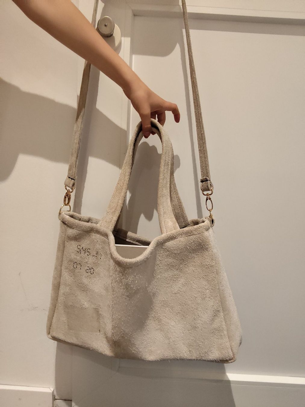 Borse da donna: Wildleder Handtasche, Beige - Einzigartiges Design! – Nuovo (secondo la descrizione) da Bellikon venduto da MellonCollieMitTwint 3