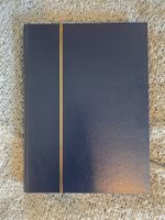 Briefmarkenalbum, dunkelblau, 48 Seiten
