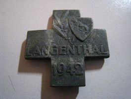 Langenthal Abzeichen Kreuz 1942