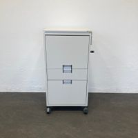 Steelcase Moby Roll-Caddy - Weiss - mit A4 Schublade - mit