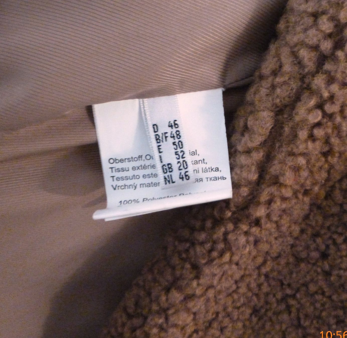 Cappotti: WHITE LABEL MANTEL GR.46 – Usato da Läufelfingen venduto da Kamari 2