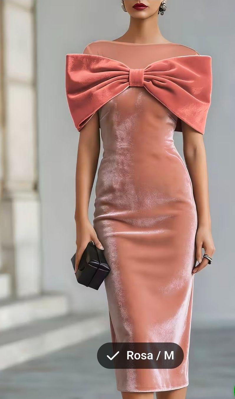 Robes: Samtkleid Schleife Rosa Grösse M – Neuf avec emballage d'origine à Winterthur par criss_surdila