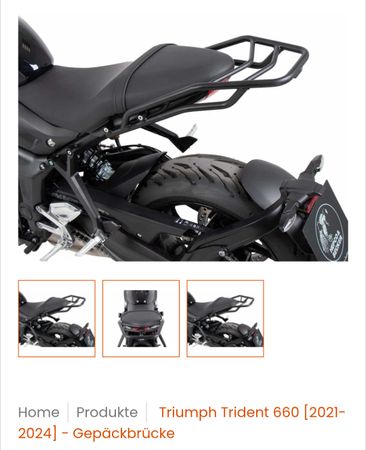 Porte-baggage Triumph Trident