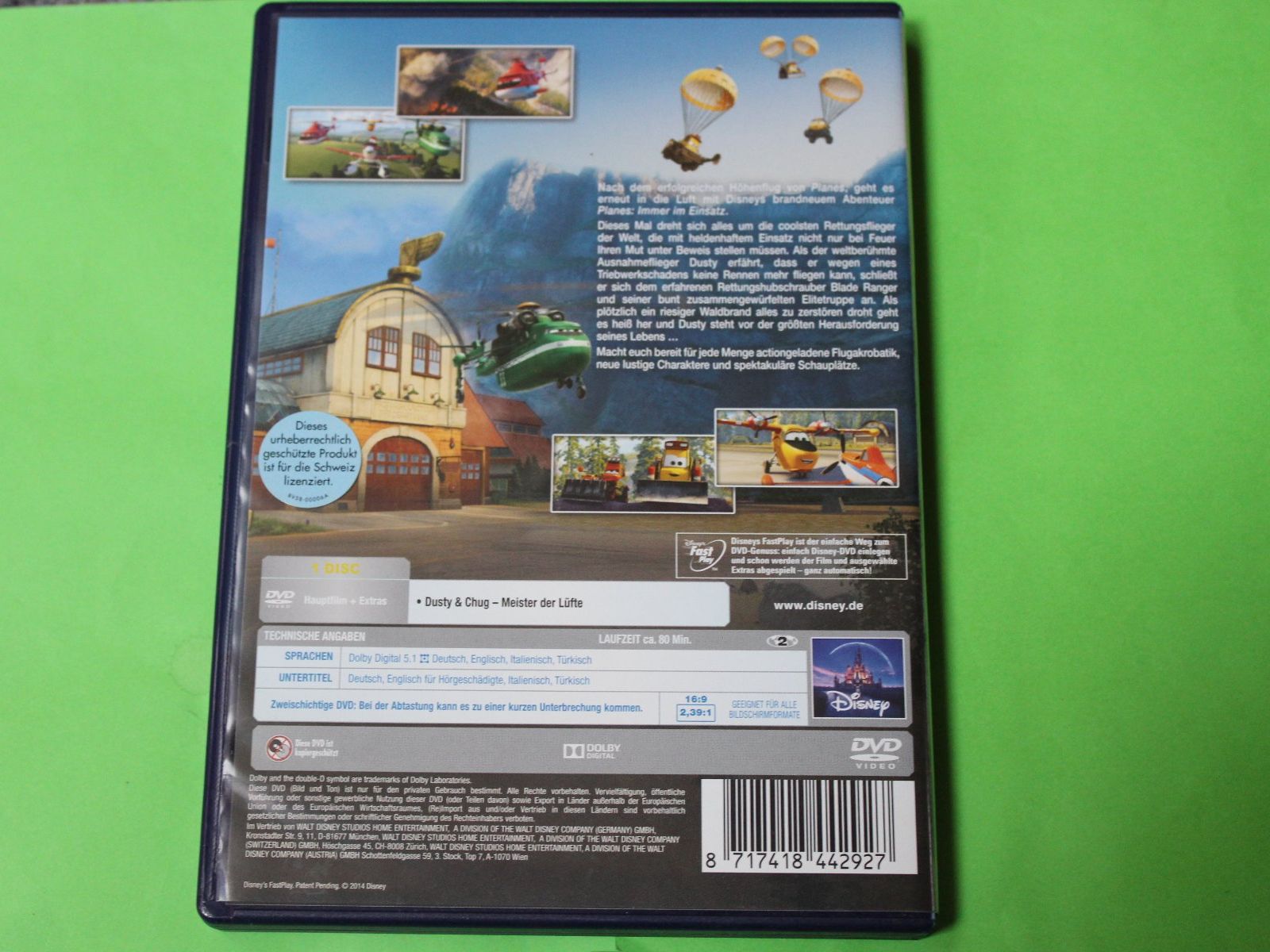 Tutti i DVDs: Planes 2 - Immer im Einsatz DVD Walt Disney – Usato da Tübach venduto da JamesStone 2