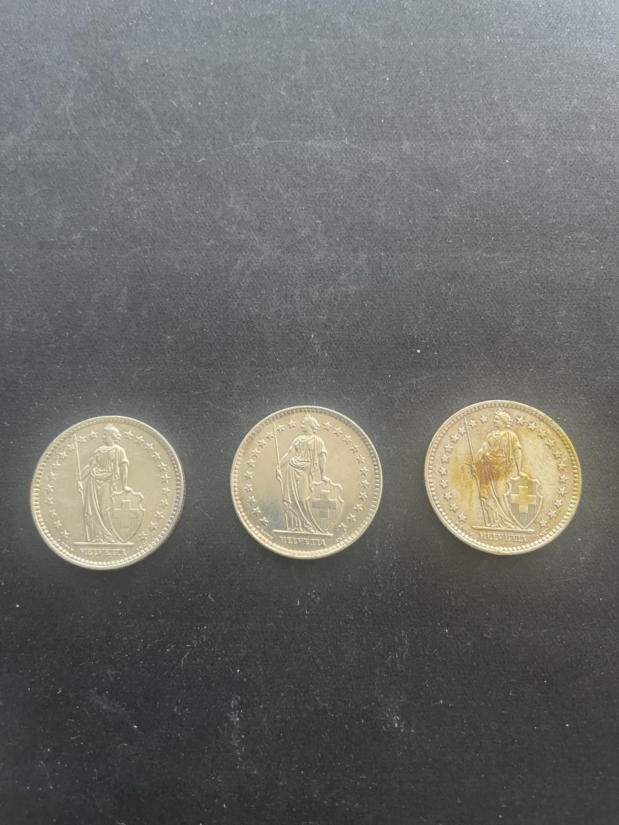 Toutes les monnaies: 3x2.- Silber CH Jahr 1964 – D'occasion à Meierskappel par Hala03 3