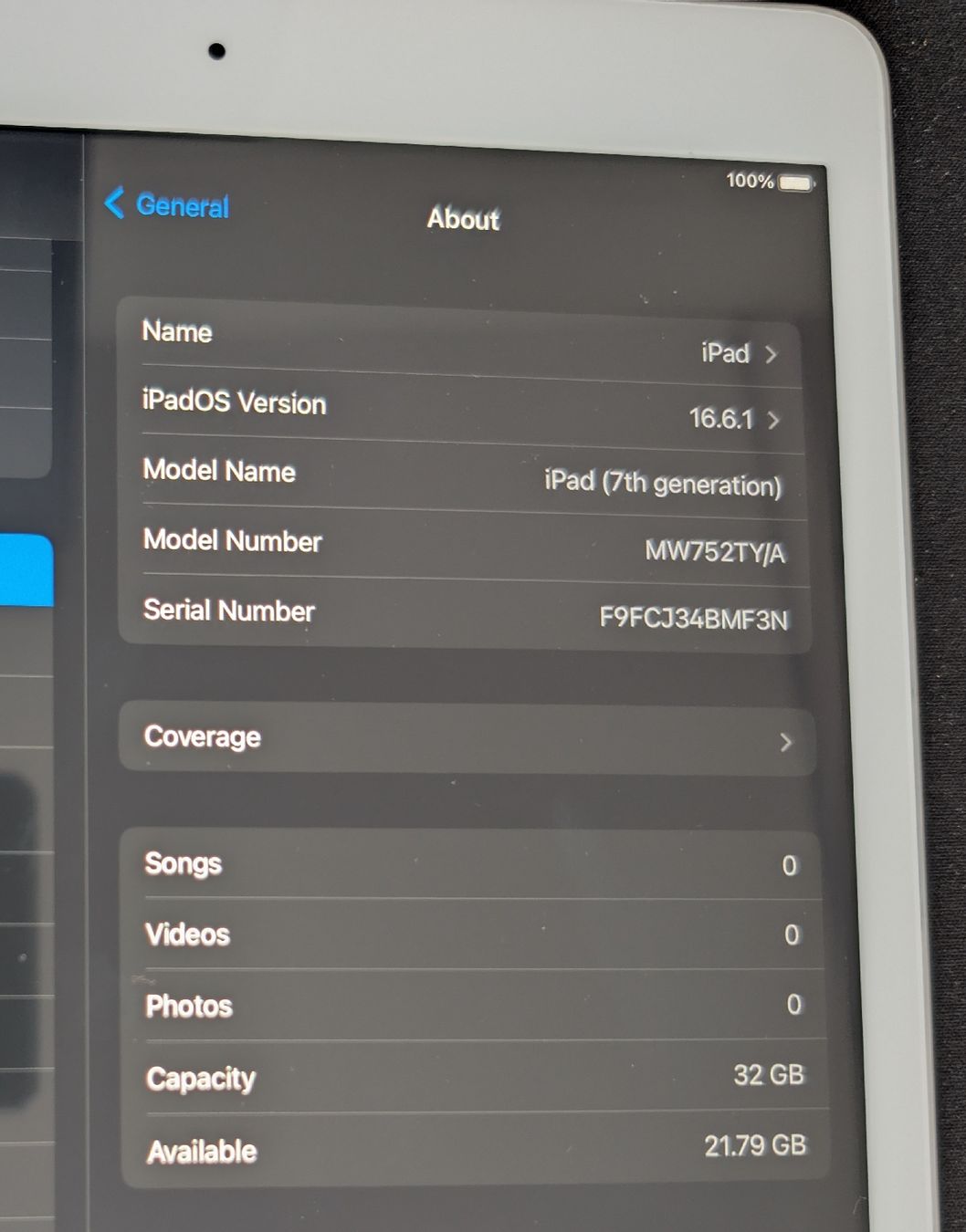 Apple Tablet PC: iPad 7 Weiss 32GB – Usato da Winterthur venduto da Das_Mick 2