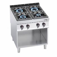 GGM Gasherd 4xBrenner (34,5 kW) mit Pilotzündung